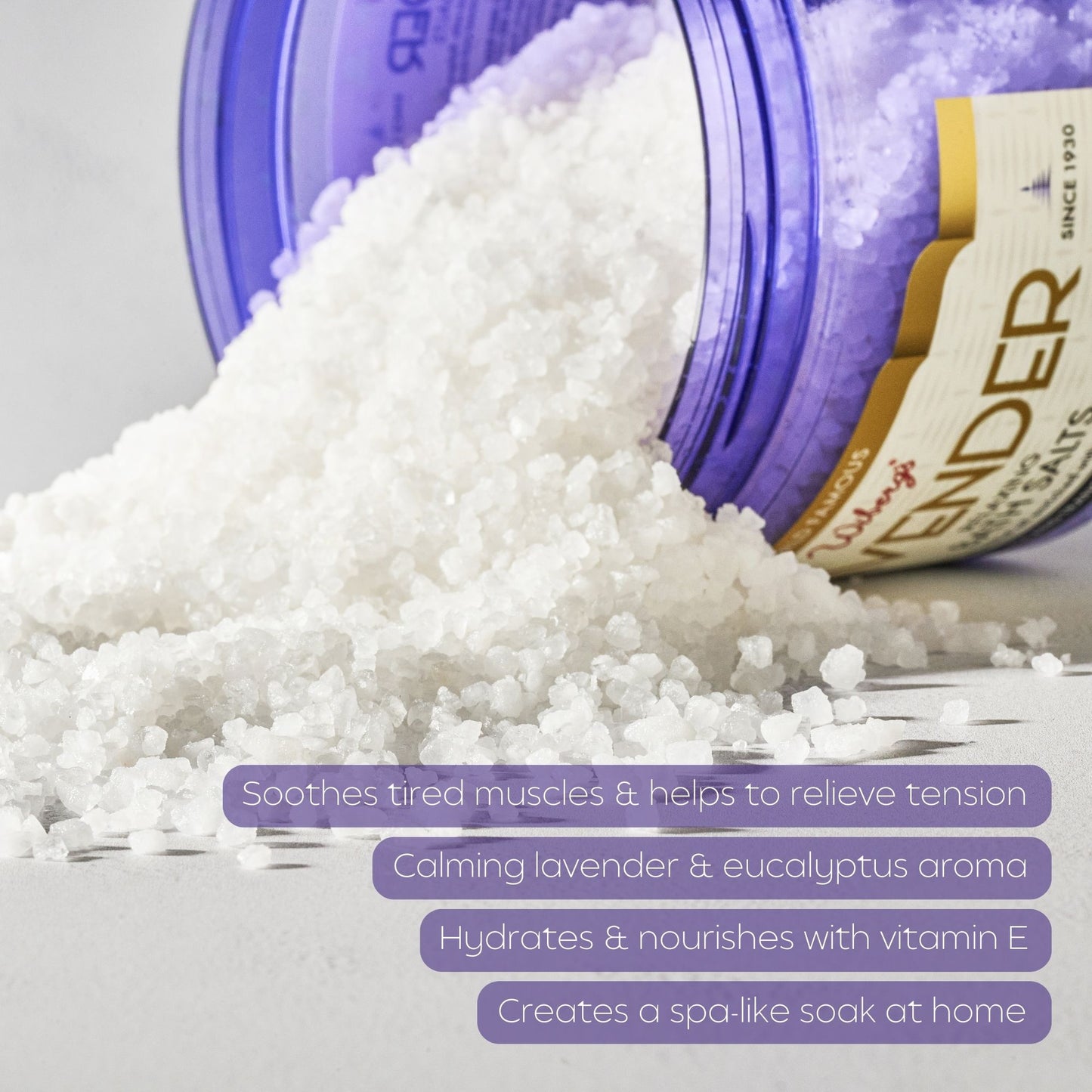 Wiberg's Lavender Relaxing Bath Salts