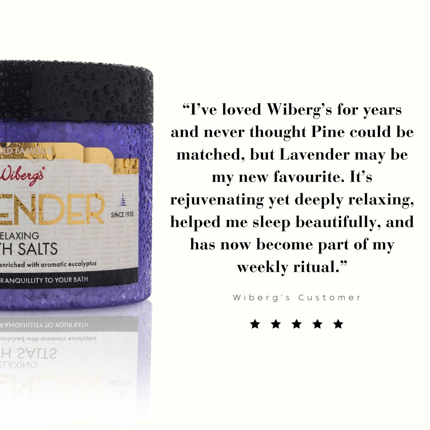 Wiberg's Lavender Relaxing Bath Salts