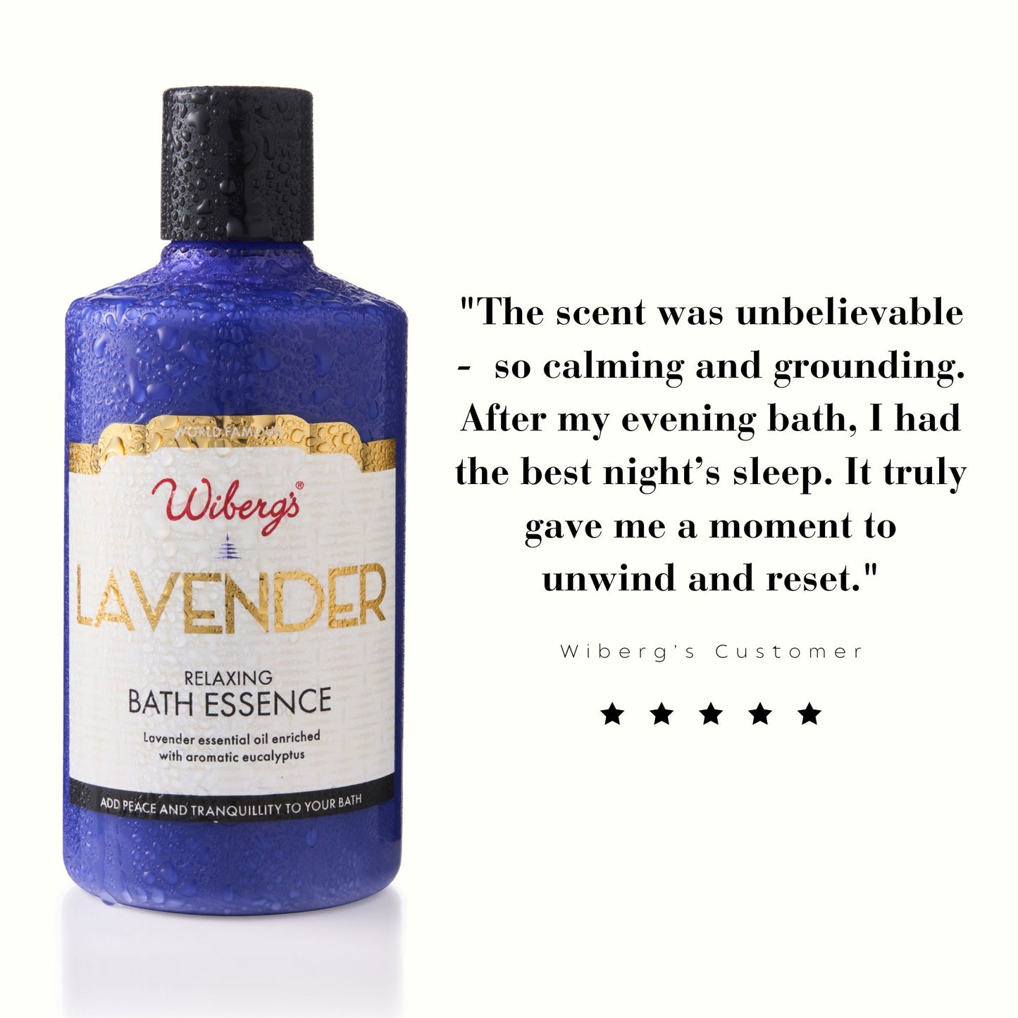 Wiberg's Lavender Relaxing Bath Essence