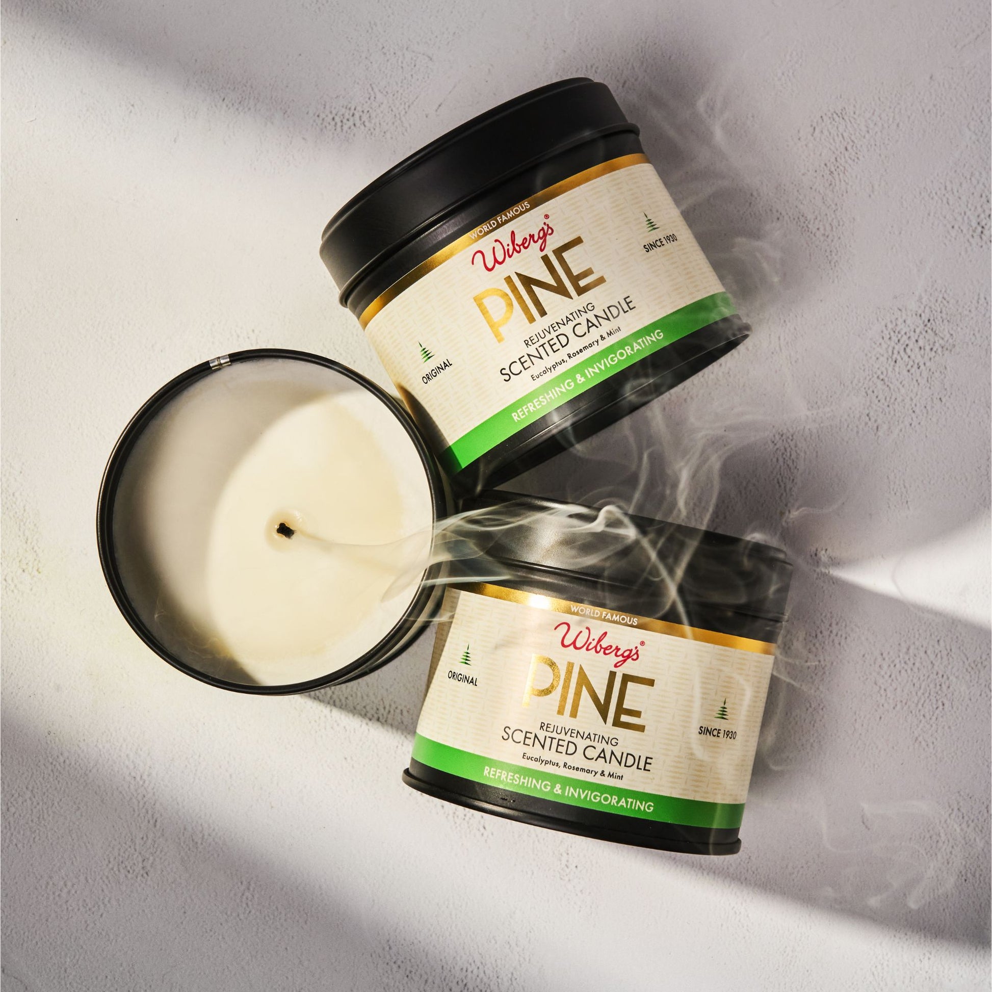 Invigorating Set – Pine Bath Essence & Candle - Wibergs