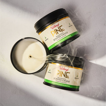 Invigorating Set – Pine Bath Essence & Candle - Wibergs