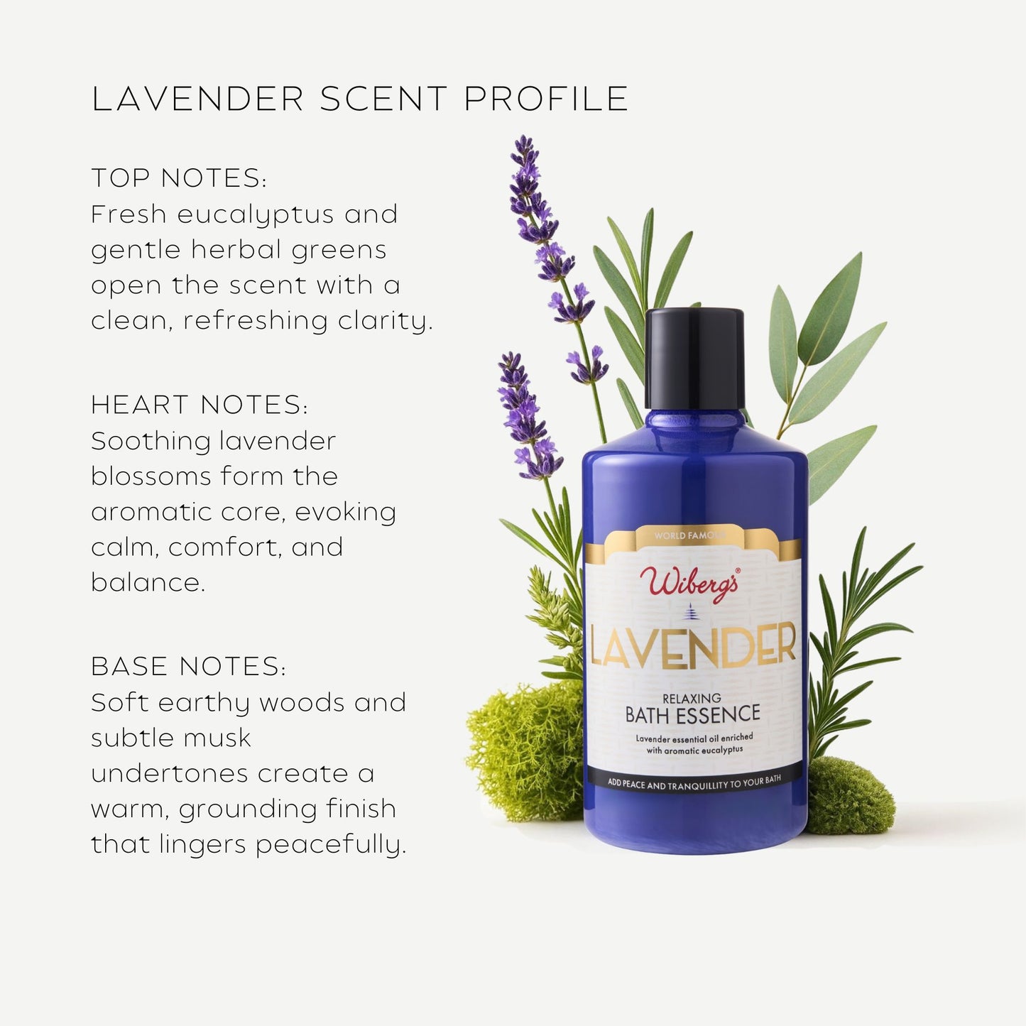 Tranquility Set – Lavender Bath Essence & Candle - Wibergs