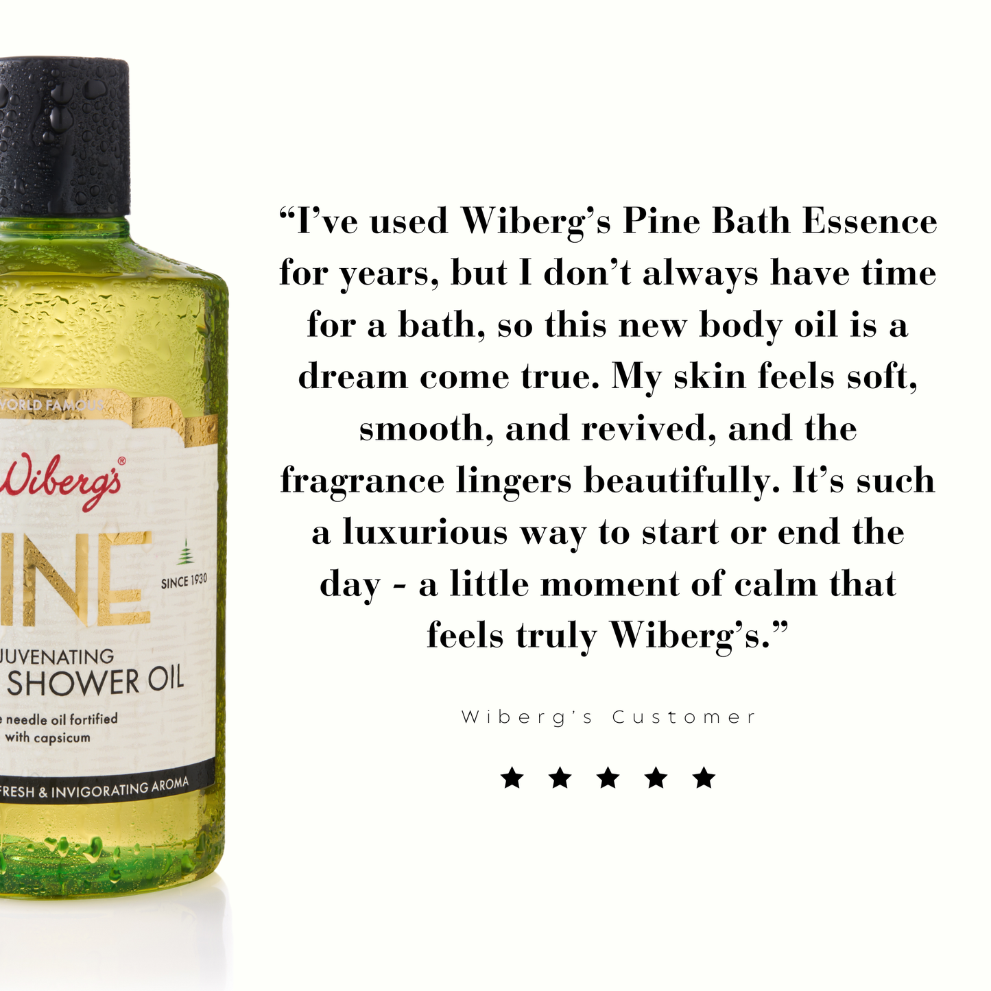 Wiberg’s Pine Bath & Shower Oil - Wibergs