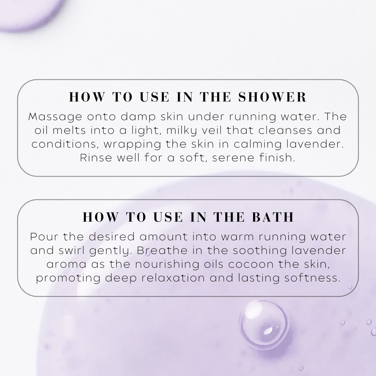 Wiberg’s Lavender Relaxing Bath & Shower Oil - Wibergs