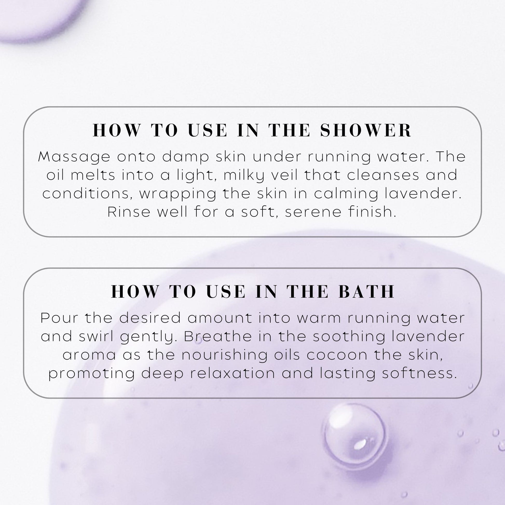 Wiberg’s Lavender Relaxing Bath & Shower Oil - Wibergs