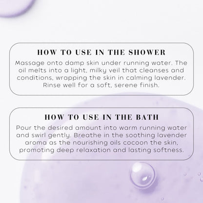 Wiberg’s Lavender Relaxing Bath & Shower Oil - Wibergs