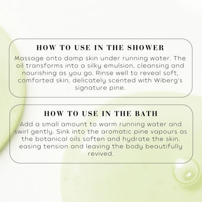 Wiberg’s Pine Rejuvenating Bath & Shower Oil - Wibergs