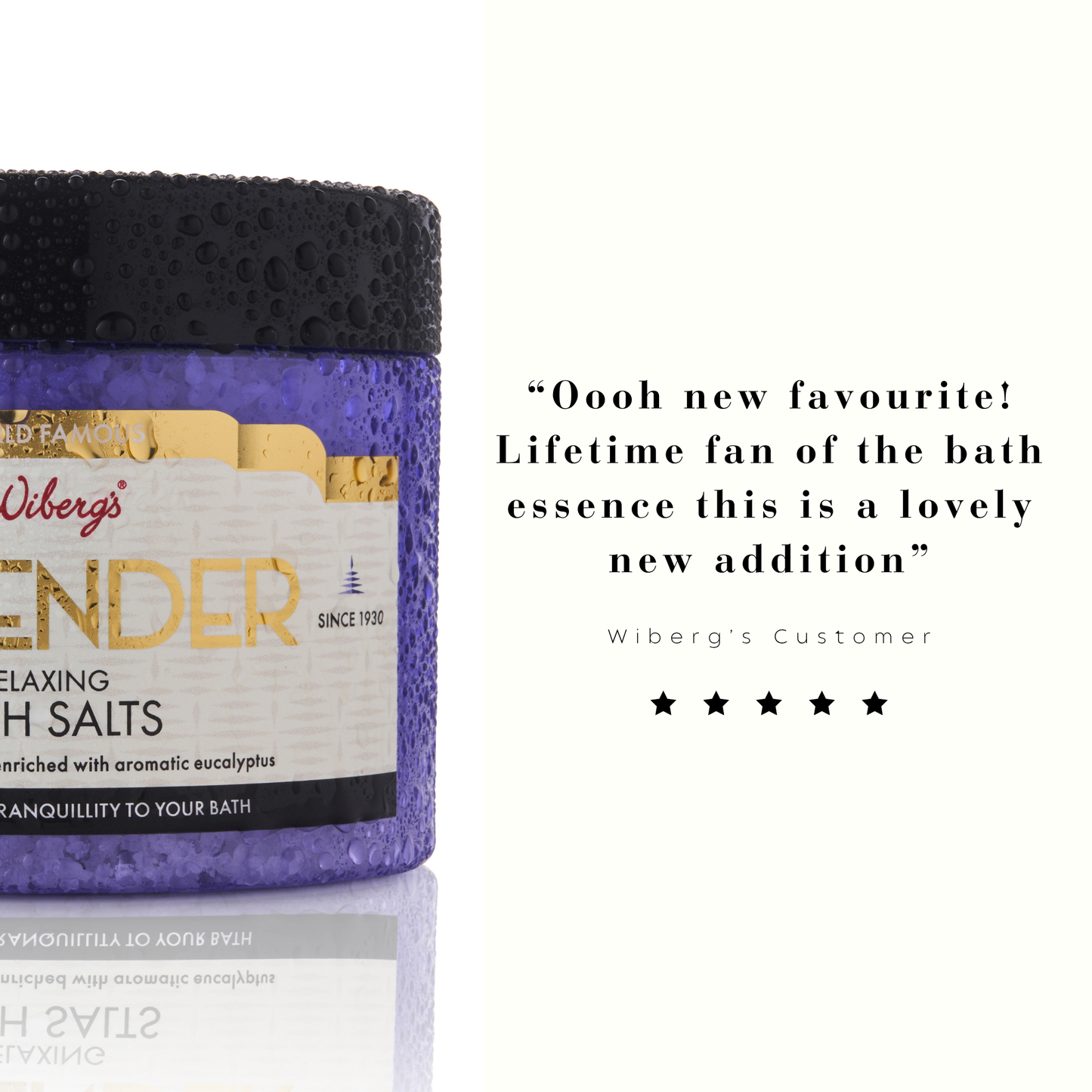 Wiberg's Lavender Relaxing Bath Salts - Wibergs