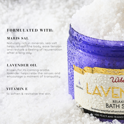 Wiberg's Lavender Relaxing Bath Salts - Wibergs