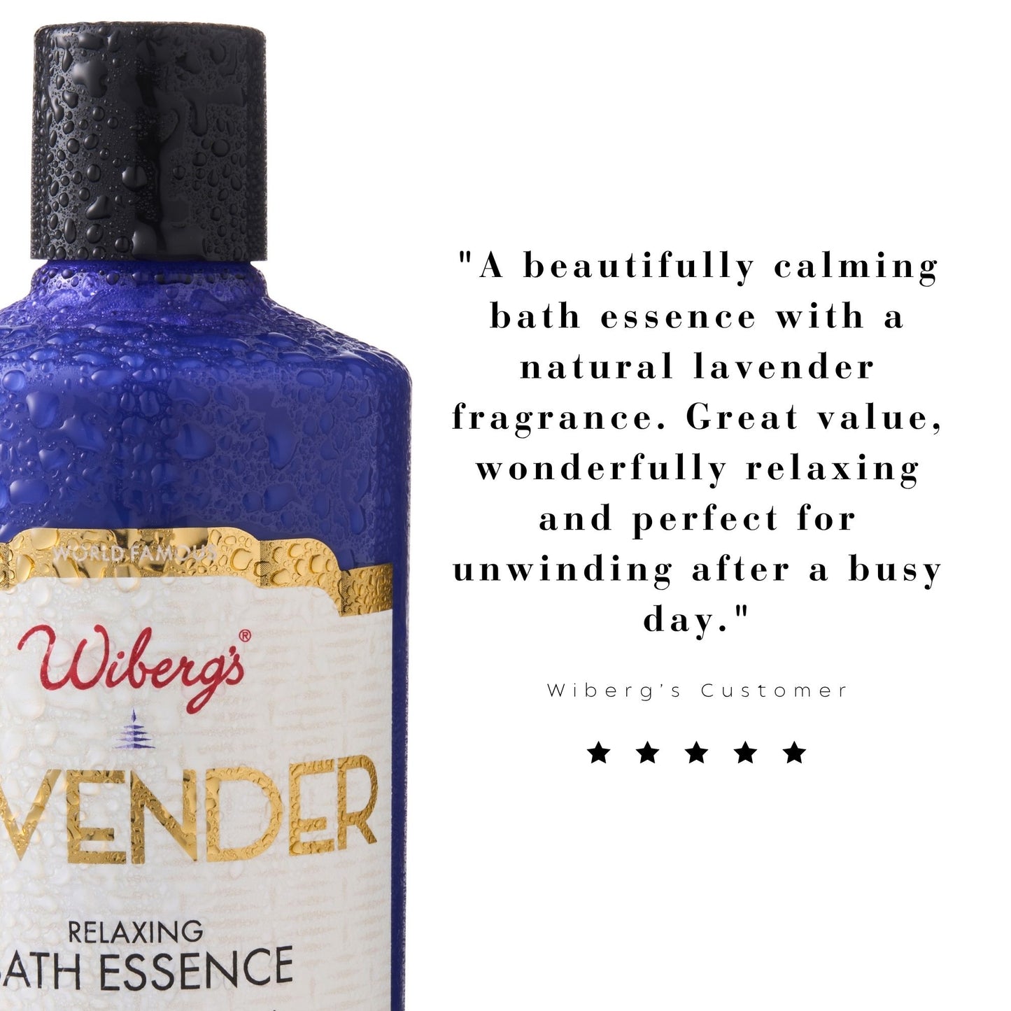 Wiberg's Lavender Relaxing Bath Essence - Wibergs