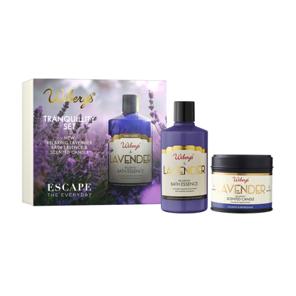 Tranquility Set – Lavender Bath Essence & Candle - Wibergs