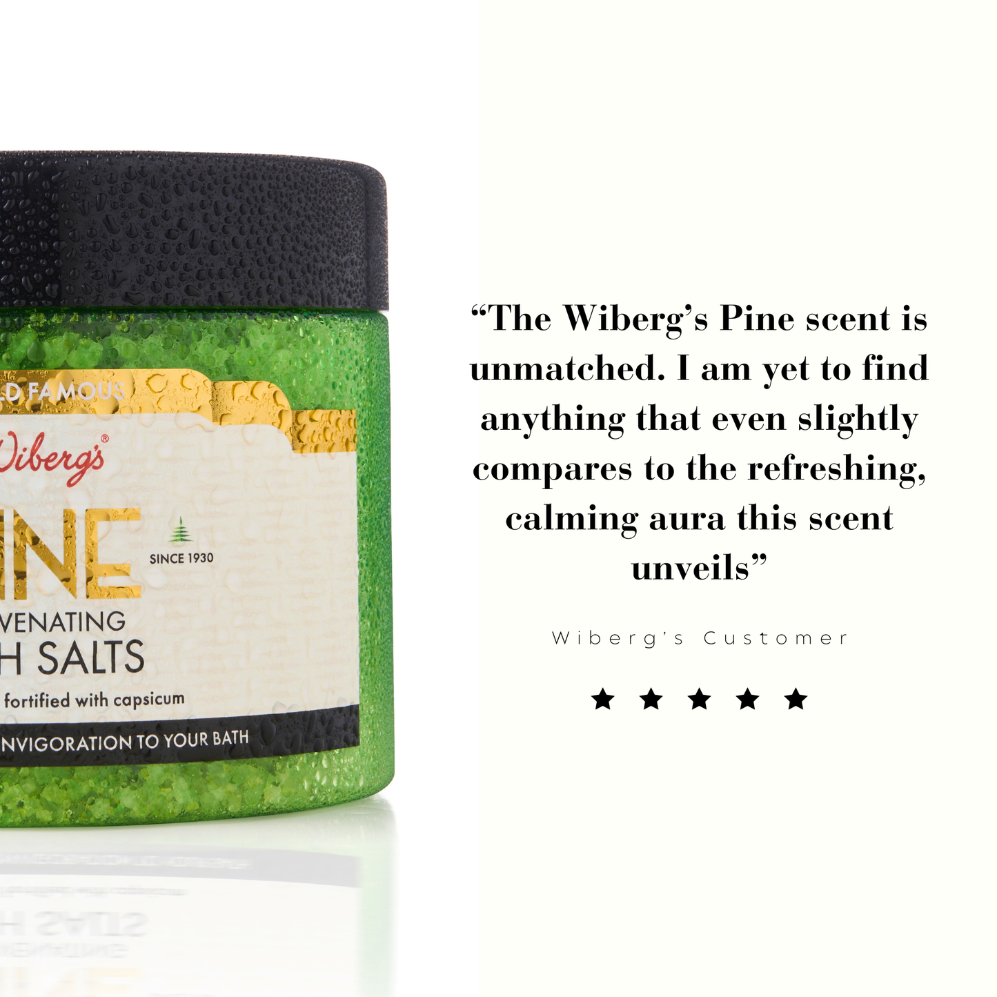 Wiberg's Pine Rejuvenating Bath Salts