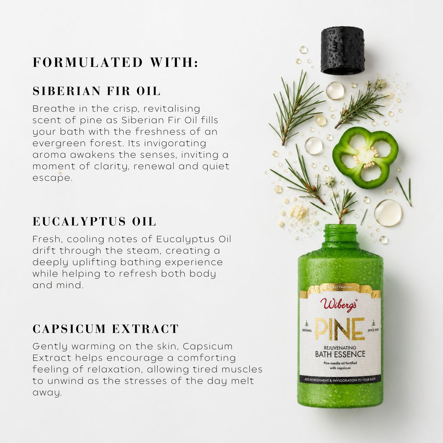Wiberg’s Pine Rejuvenating Bath Essence - Wibergs