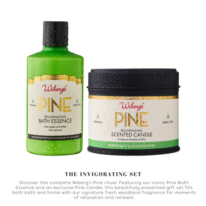 Invigorating Set – Pine Bath Essence & Candle