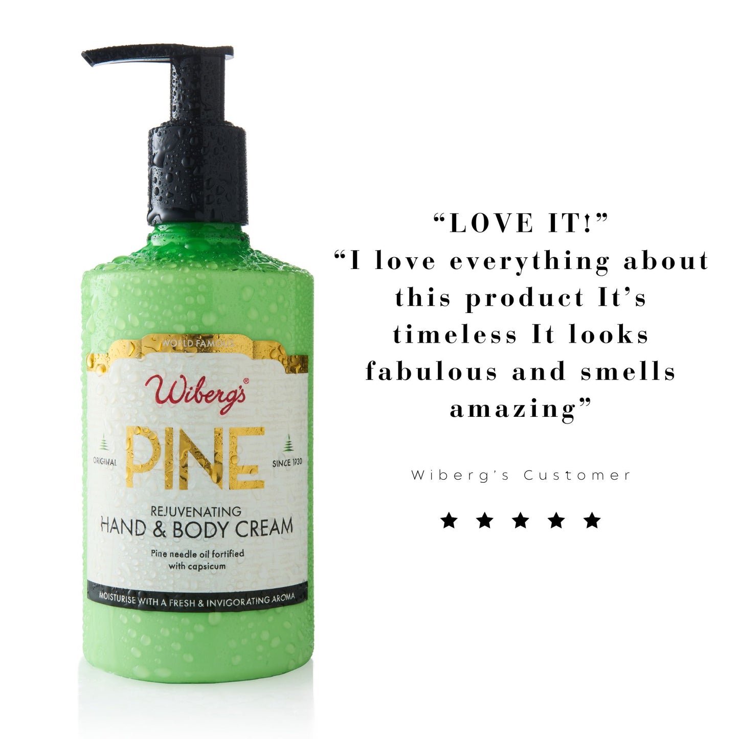 Wiberg's Pine Hand & Body Cream - Wibergs